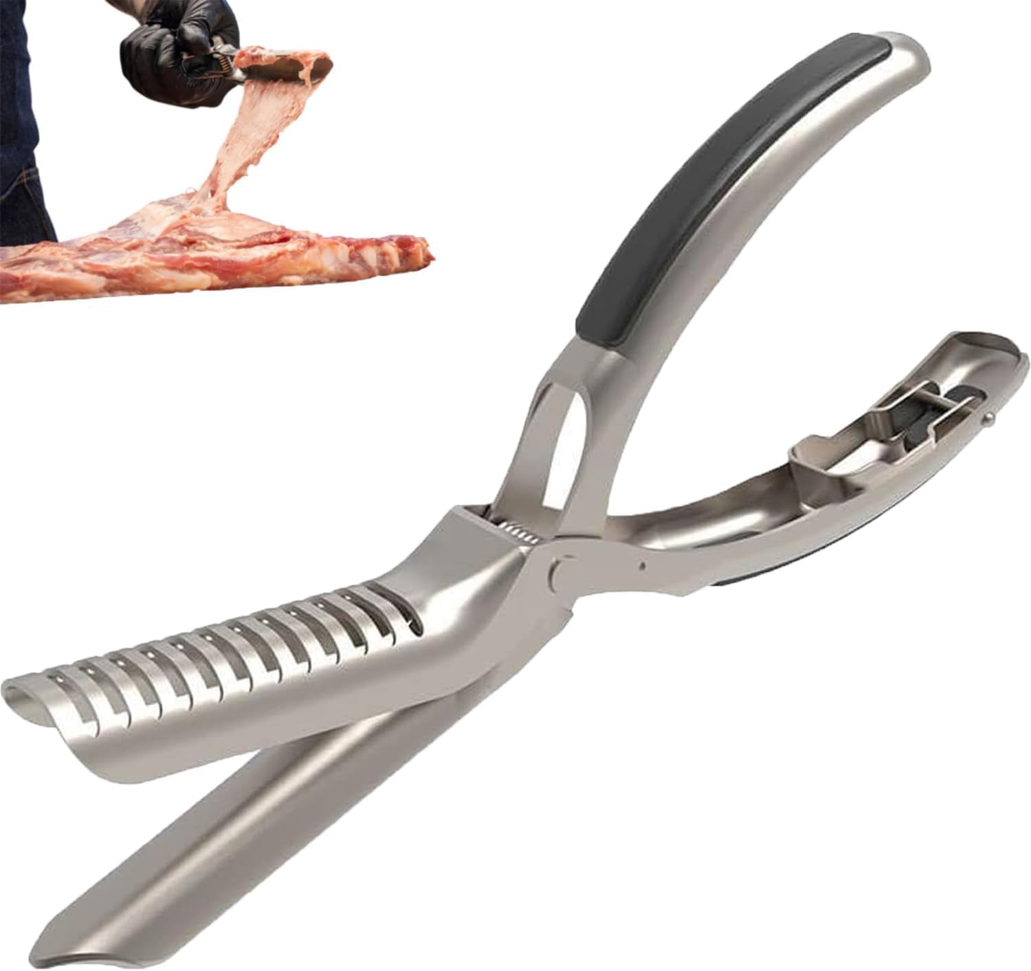 Herramienta de preparación de barbacoa de costilla para quitar tendones de pollo