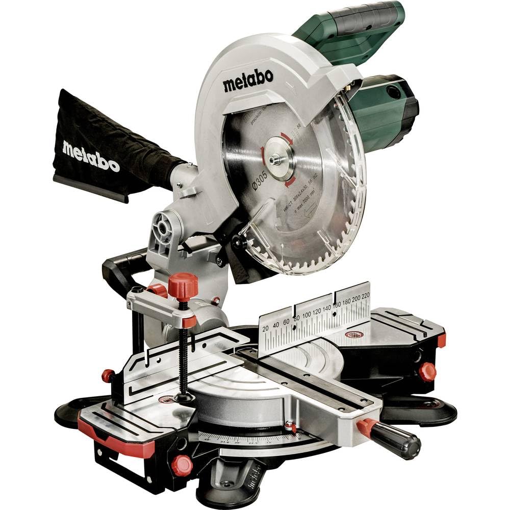 Metabo Kappsäge KS 305 M (619003000) Karton, Max. Schnittbreite 90°/45°: 200 / 140 mm, (L x B x H) 600 x 600 x 600 mm