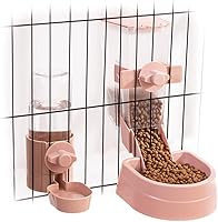 Vista 12 de Comedero de agua para conejos, sin fugas, 17 onzas, sin goteo, para conejillo de indias, hámster, chinchilla, hurón, animal pequeño Azul