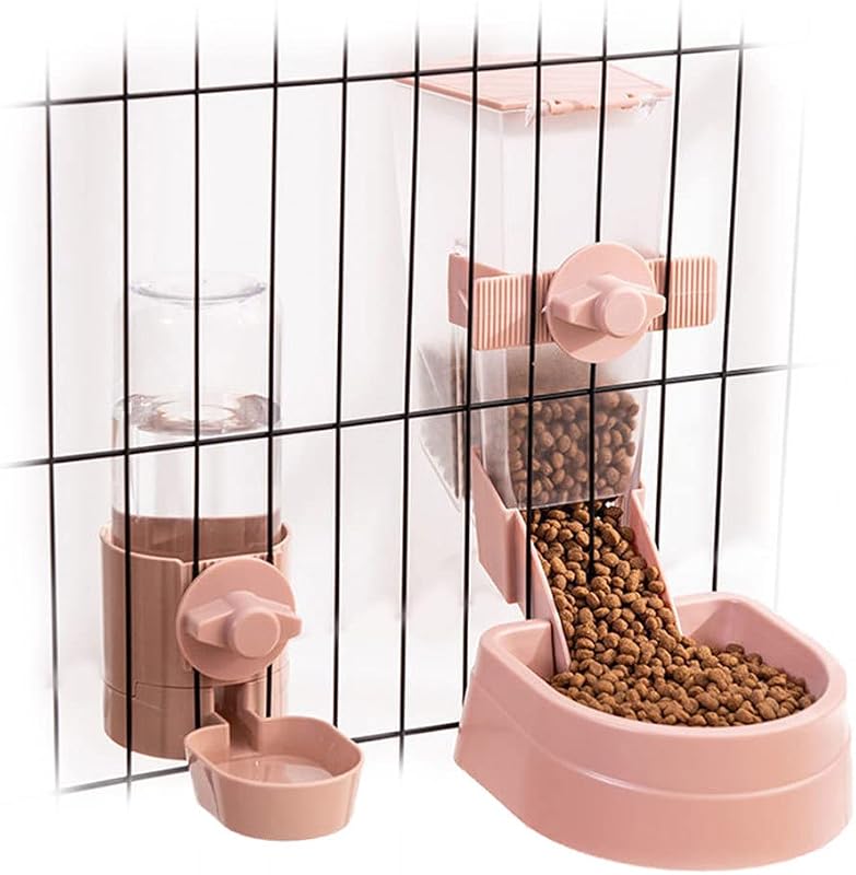 Comedouro Automático e Bebedouro para Pequenos Animais Oncpcare Rosa