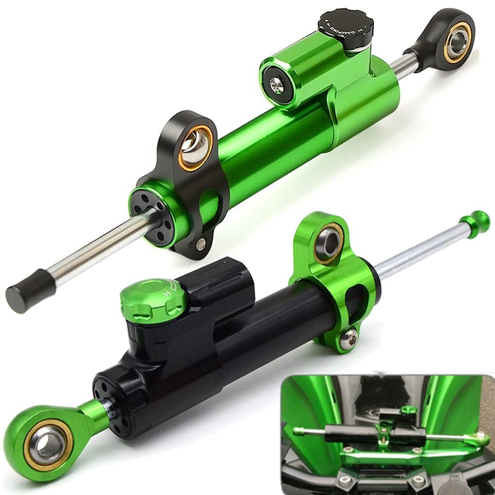 La Direction Universelle D'amortisseur Moto En Aluminium Commande Numérique Par Ordinateur Triumph Stabilise Le Contrôle Sécurité Kit Montage CNC D' amortisseur Adjustable Moto (Color : U
