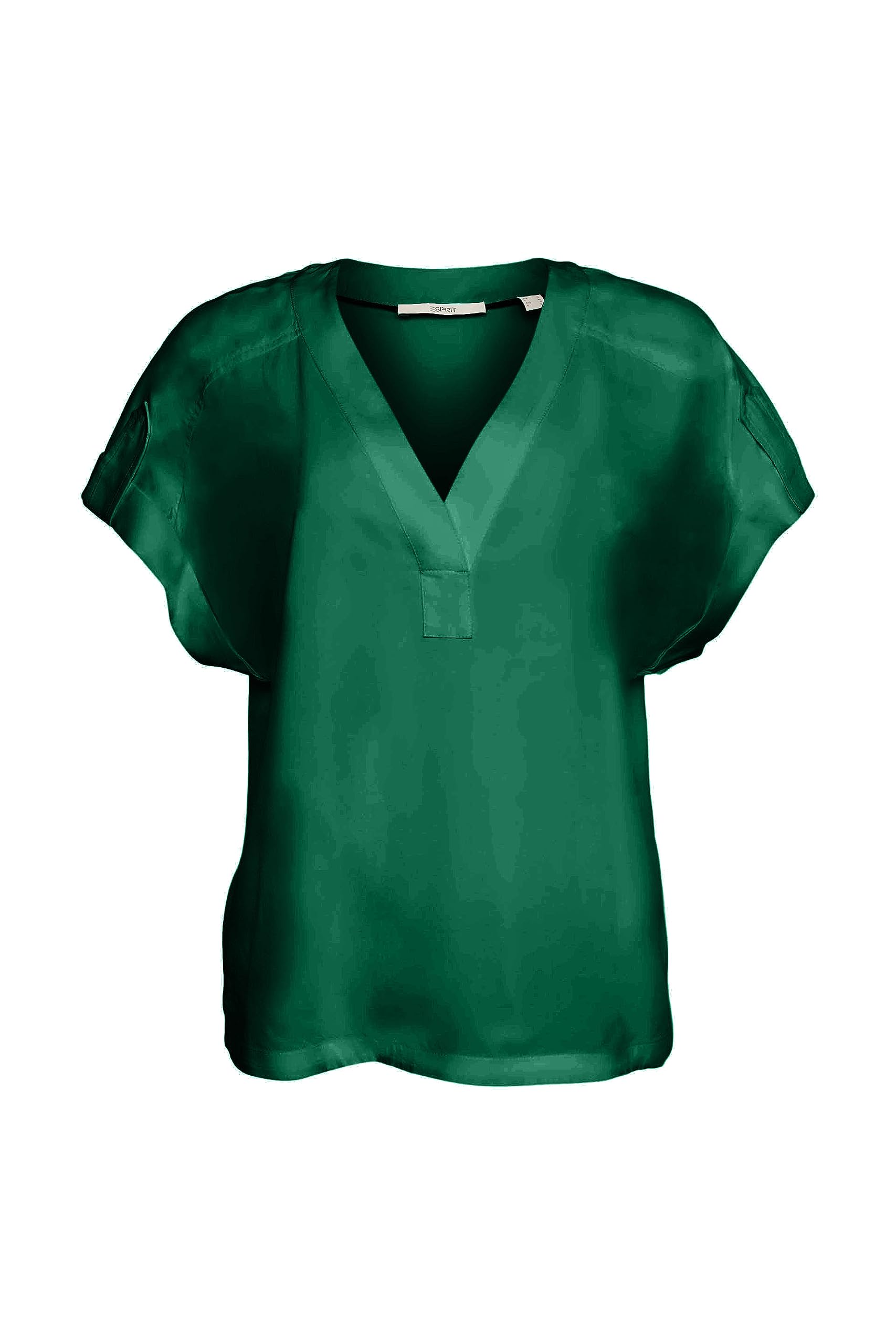 ESPRIT Women's Blouse, 300/Dark Green, XS