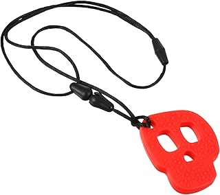 CIMAXIC Colar De Mordedor Infantil Brinquedo De Dentição Ajudas Motoras Sensoriais Colares De Mastigar Para Crianças Sensoriais Brinquedos Para Crianças Colar De Mastigar Mordedor