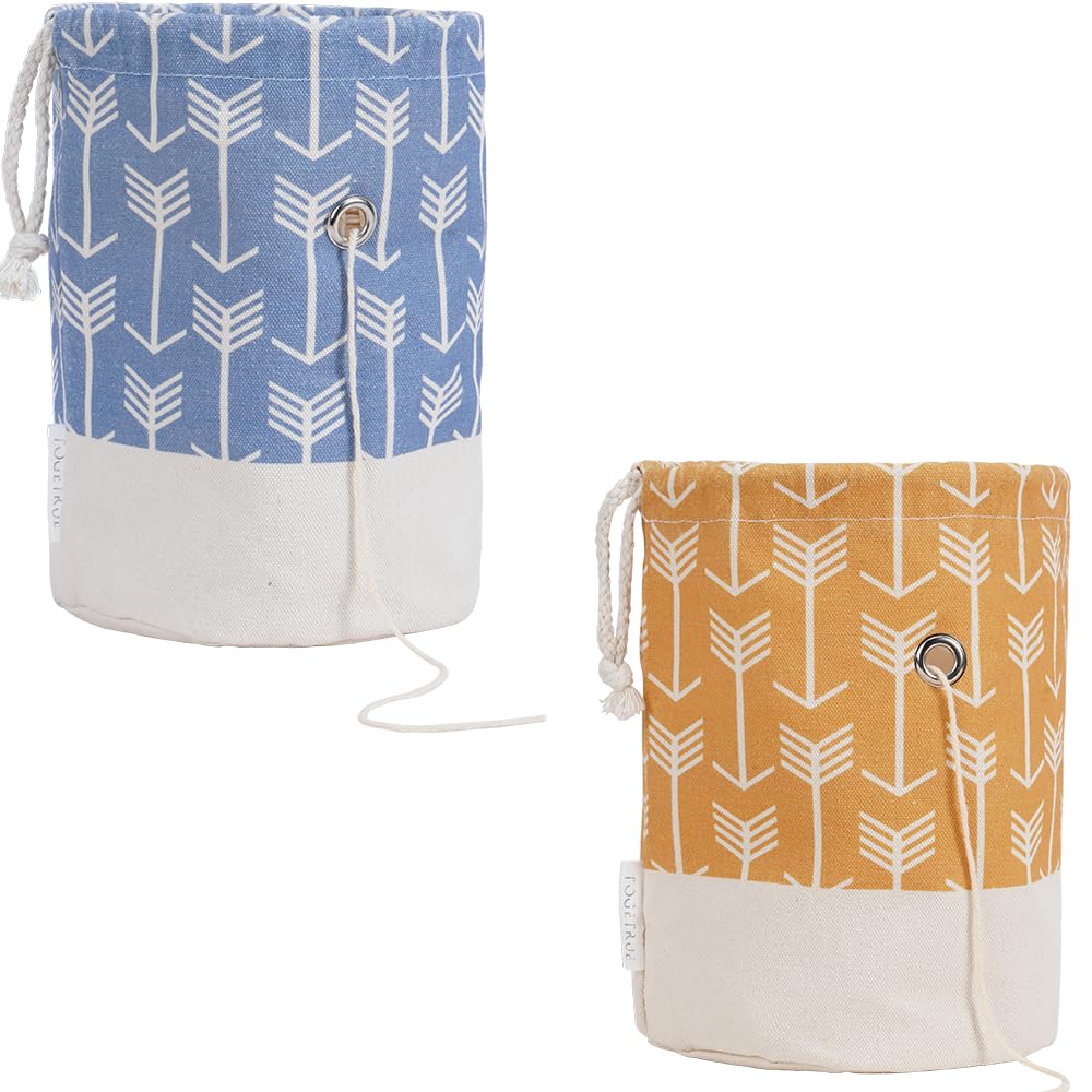 TOGETRUEYarn Bag, Small Knitting Crochet Bag, Portable Yarn Storage Bags Organizer for Crocheting Project,Store Skein Ball, Short Knitting Needle