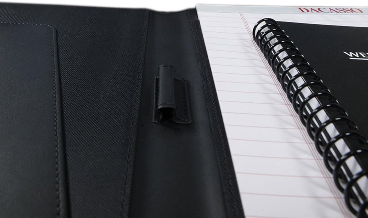Dacasso Leather Standard Portfolio, Black (E1001)