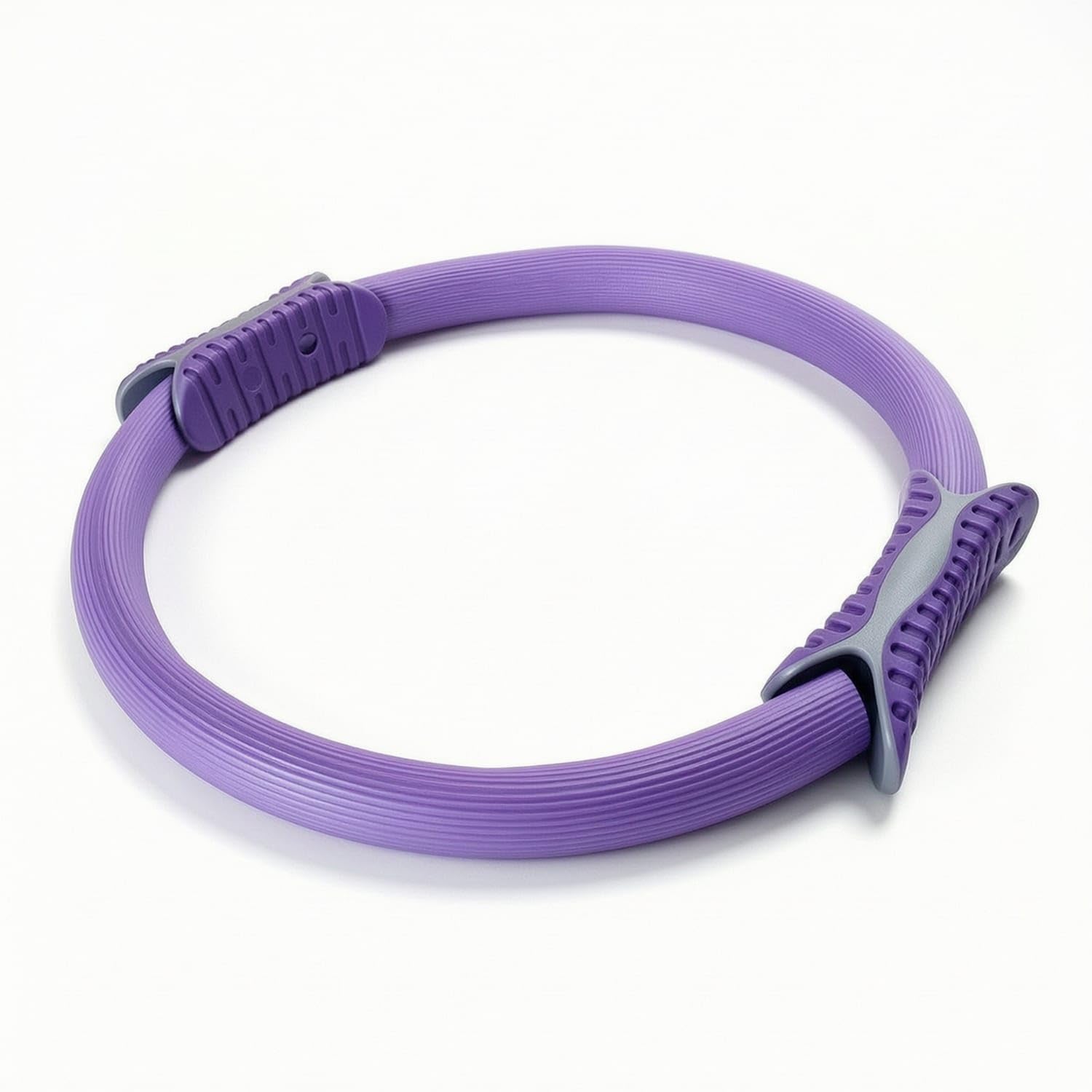 High-Resilience Pilates Exercise Loop Anti-Slip Pilates Circle Flexible Exercise Circle Soft for Home Fitness, Purp Wavy Hard Grip-image-40