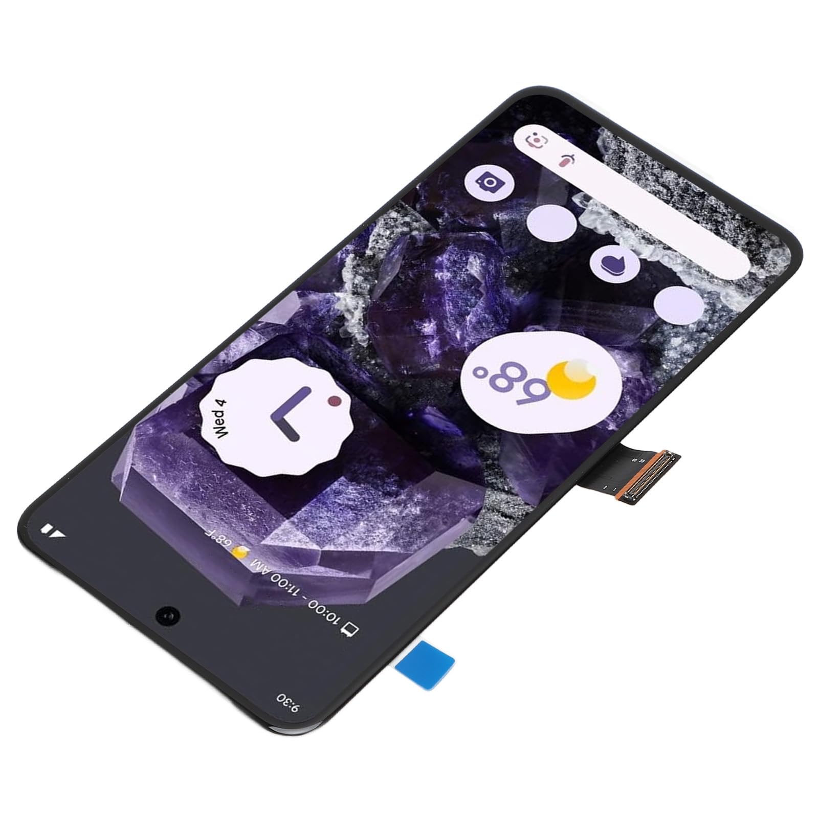 Bewinner Bildschirm-Ersatz für 8 5G GKWS6 G9BQD 6,2-Zoll-Touchscreen-Digitizer-Baugruppe mit Fingerabdruck-Unterstützung, 3D-Touch- und Reparatur-Tool-Kit
