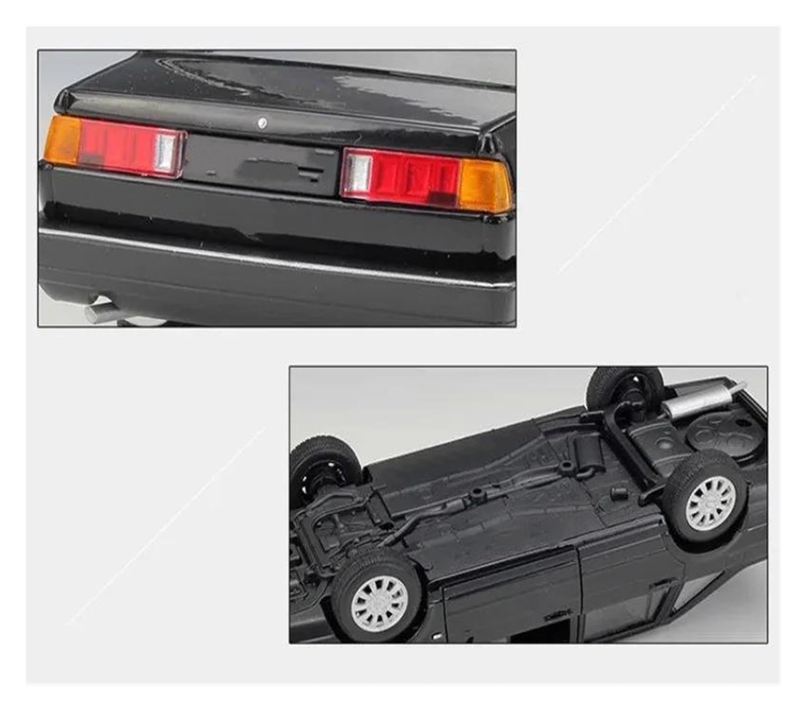 Modellino Diecast Modellismo da Collezione Auto 1:24 Per SANTANA Modellini Di Auto In Metallo Pressofuso(Nero)