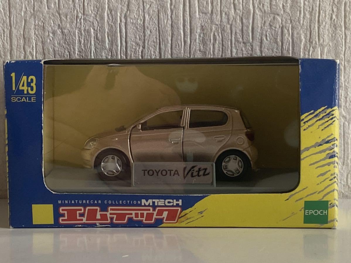 Amazon | エムテック 1/43 ミニカー ヴィッツ ゴールド MTECH ミニカー