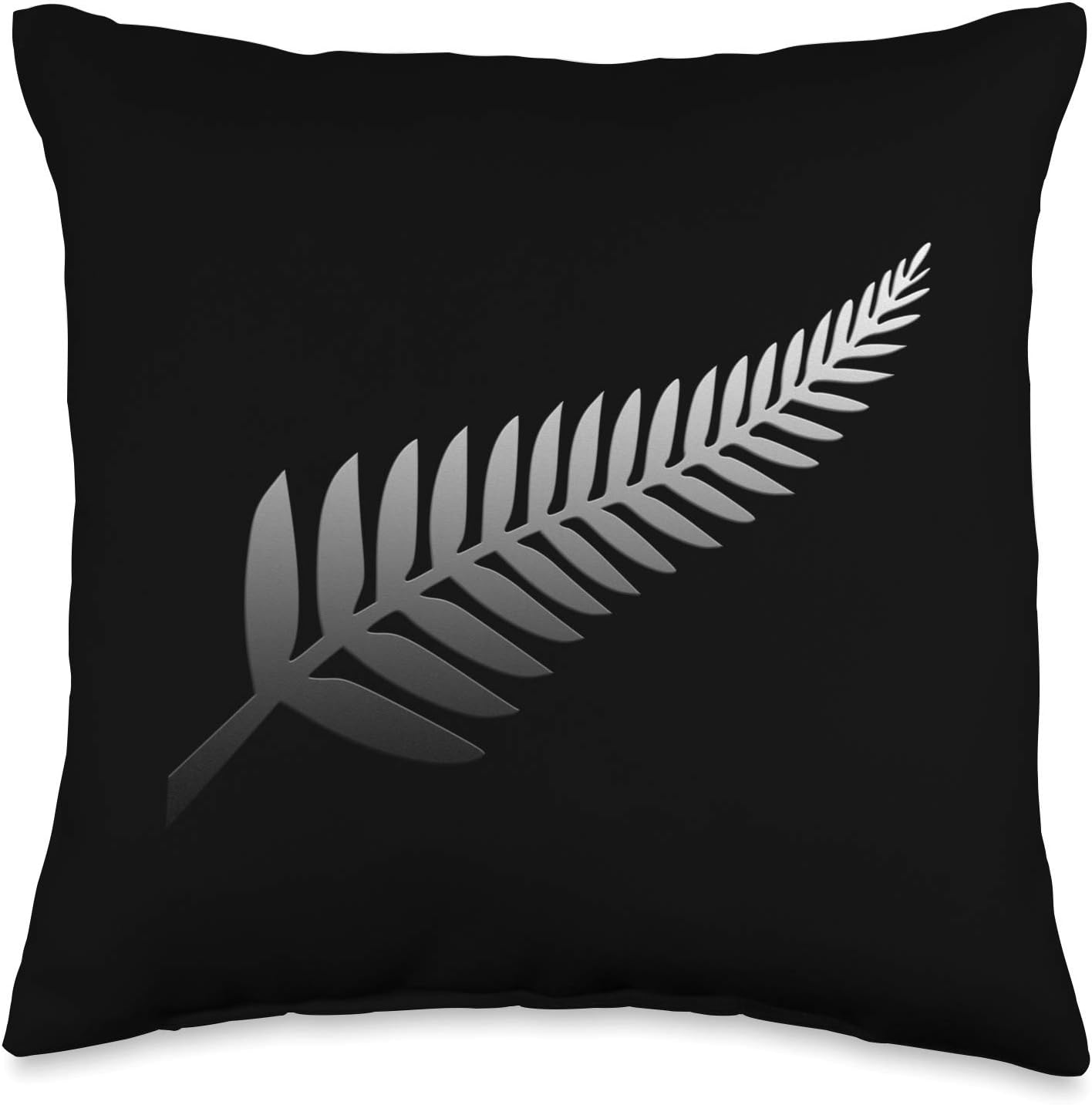 NZ Gifts Kiwi Silver Fern New Zealand Kiwi Throw Pillow