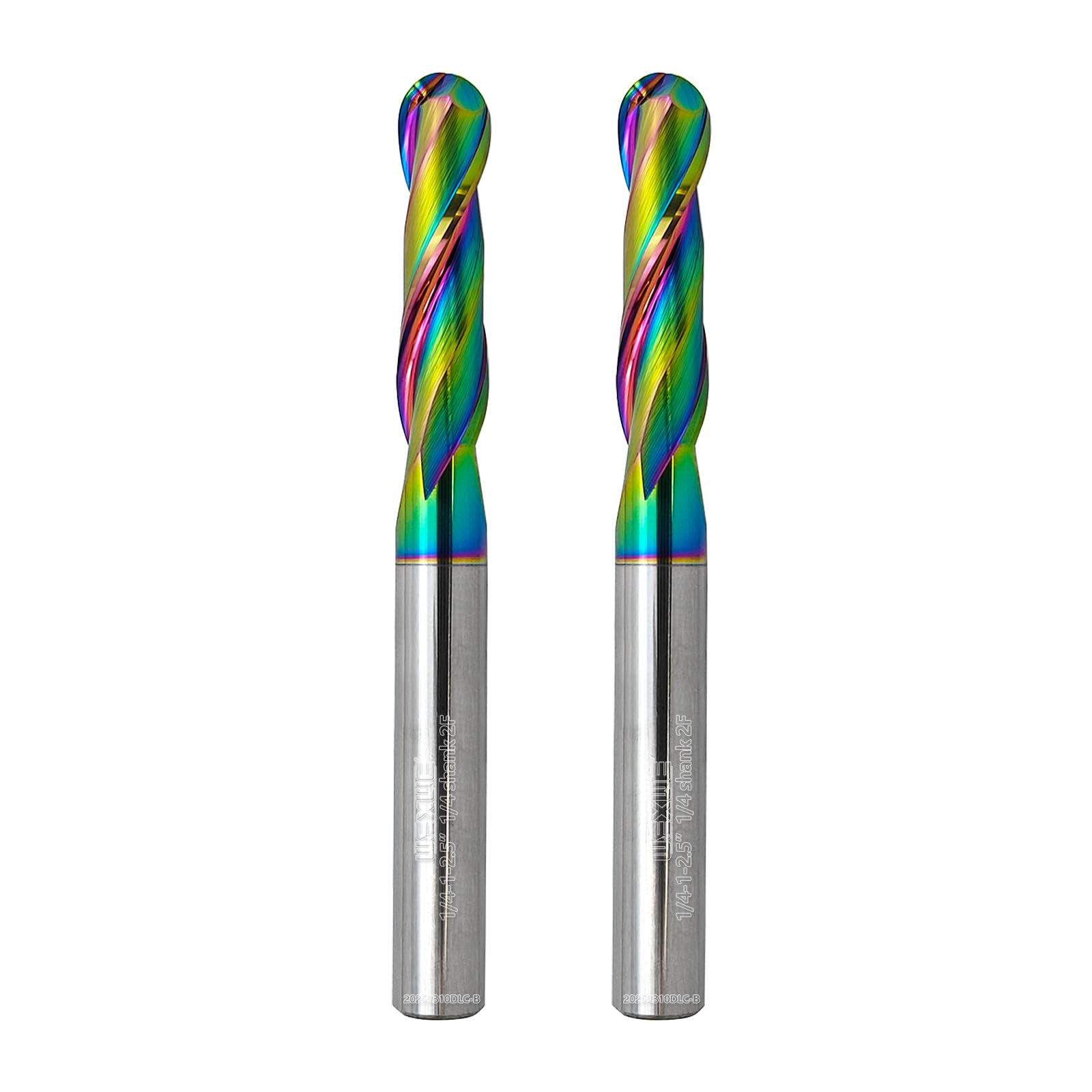 Ball Nose End Mill - Carbide, DLC Coating -1