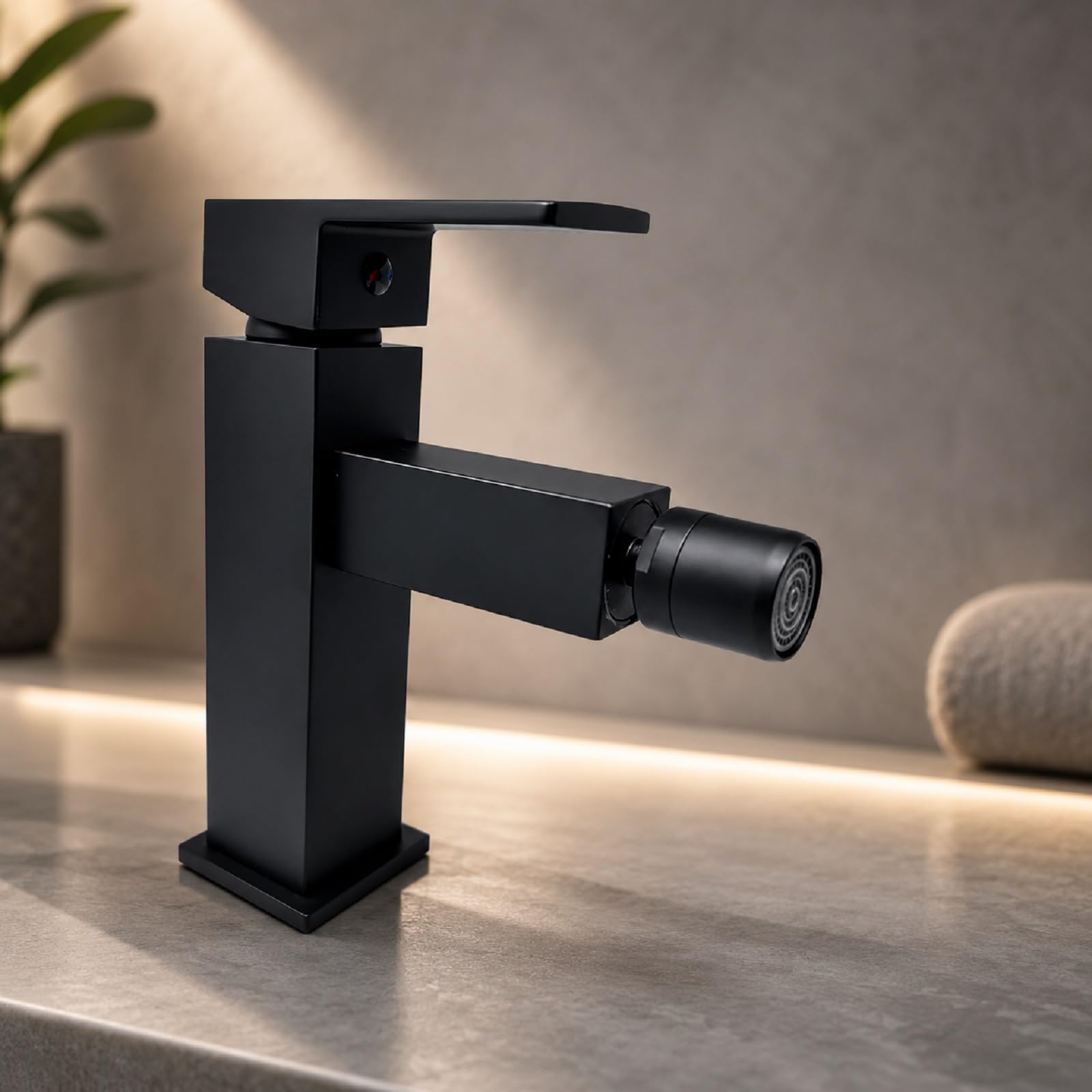 Mitigeur robinet lavabo bidet en laiton noir pour rénovation de salle de bain moderne