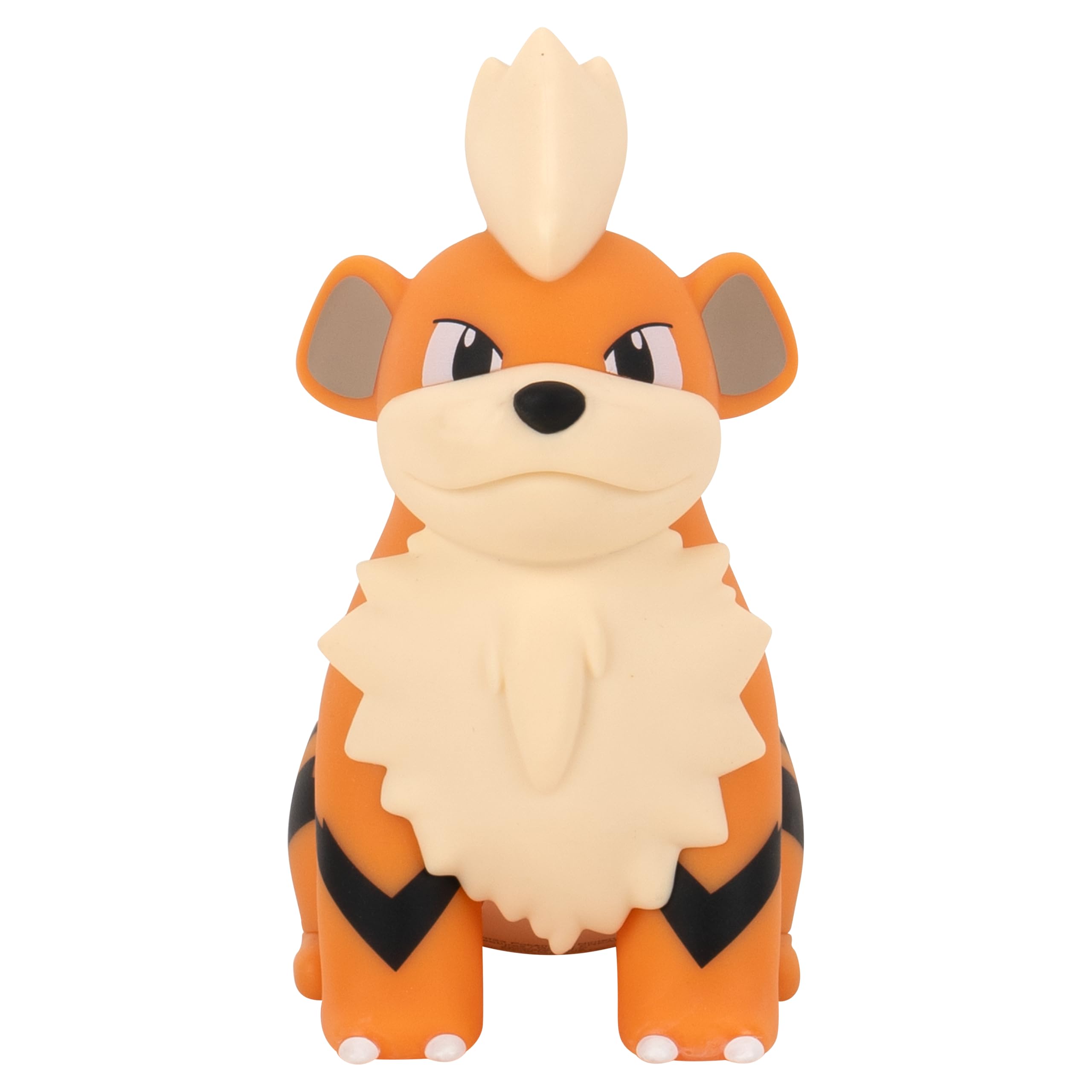 PokemonVinyl Figure 4-Inch Growlithe, Official Detailed Action Figures, Play Figurines for Kids, Toy Gift