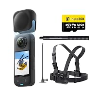 Insta360 X3 Kit Neve - Action Cam 360 impermeabile con sensore da 1/2"