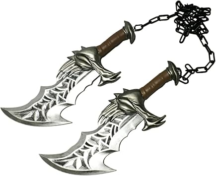 Blazing Steel 17" Medieval New Blades of Chaos Foam Cosplay Costume Party Prop 11 Replica