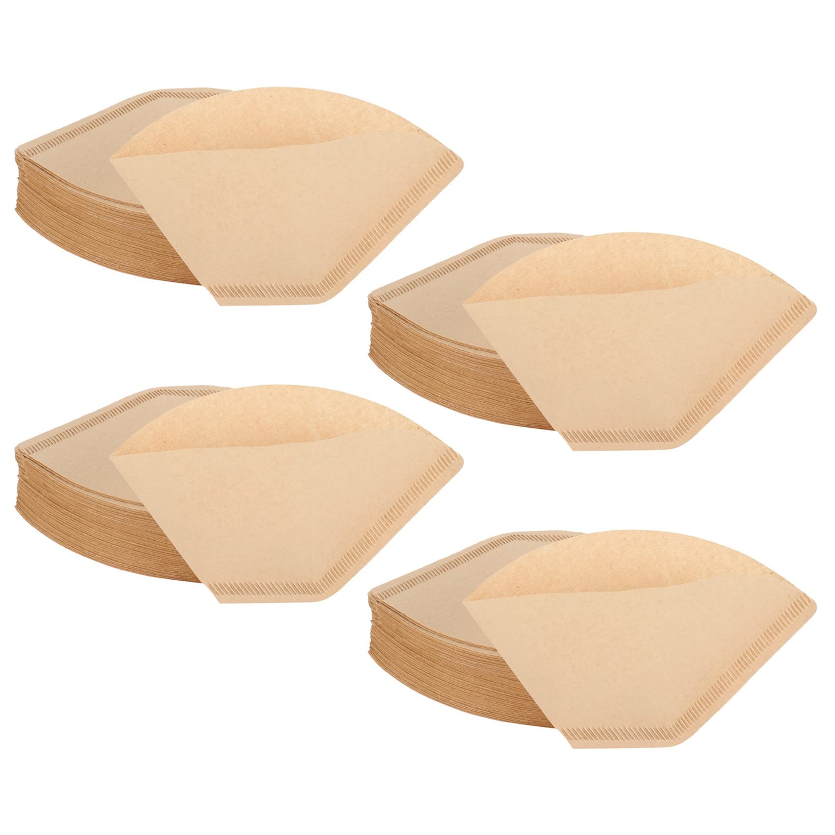 Hndhbfgrt 400Pcs Coffee Filters Disposable Cone Paper Coffee Filter Natural Unbleached Filter 4-6 Cup for pour Over Coffee Makers
