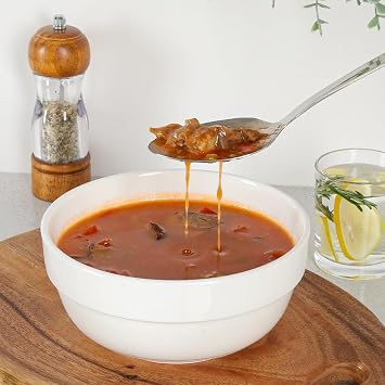 Serving Spoons Set, Large Serving Spoons with Silicone Handles