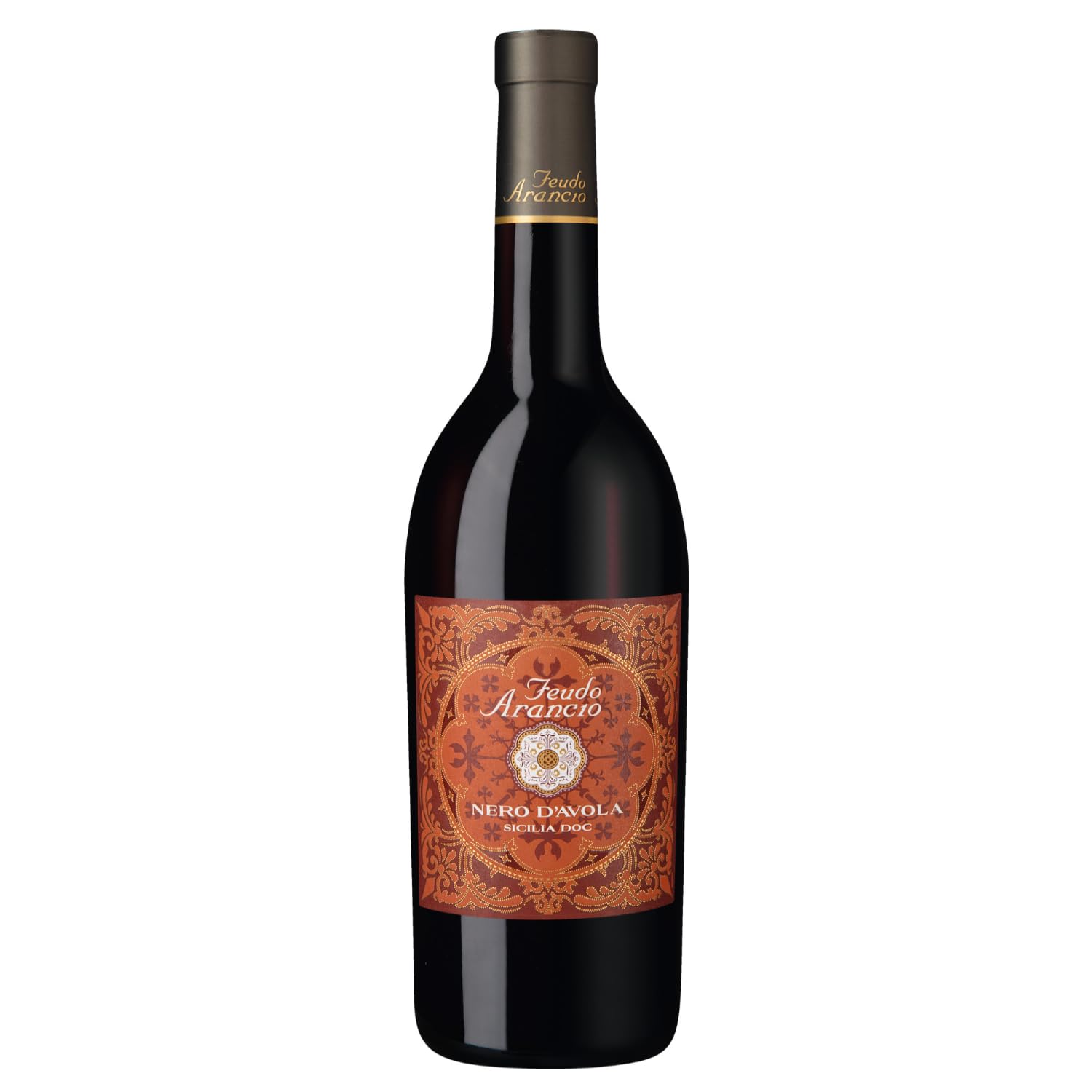 Feudo Arancio Nero d’Avola Sicilia DOC Sizilien Rotwein trocken Italien inkl. FeinWert E-Book (1 x 0.75l)
