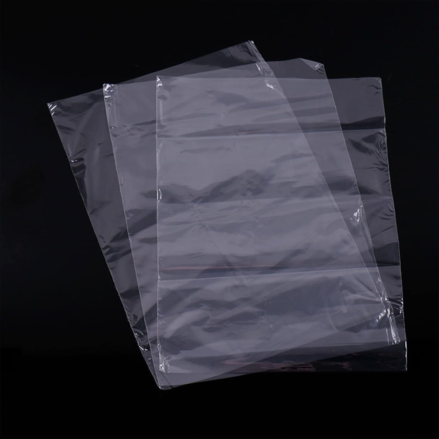Shrink Wrap Bags 55cmx70cm POF Heat Shrink Wrap Bags Clear Odorless Single Port Heat Shrinkable Film Bag for Packaging Gift Homemade DIY Project 100PCS