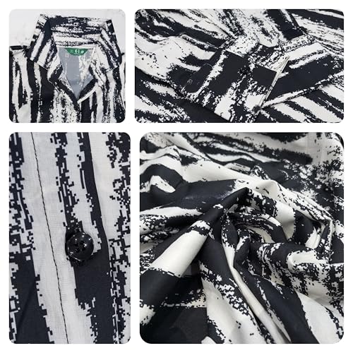 Image of GRECIILOOKS Women's Rayon Oversized Shirt | Korean Style Long Sleeve Oversized Button Down Shirts |Comfortable Rich Top for Office & Casual Outfits (Available in Plus Size)