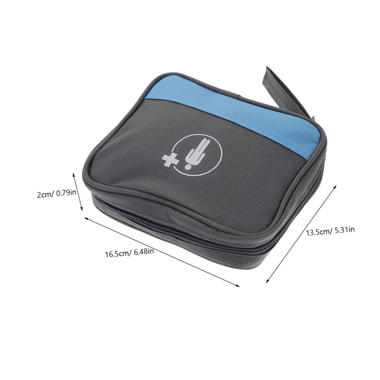 FELTECHELECTR 2pcs Home Travel Medicine Organizer Bag First Aid Kit for Emergency Portable Aid Pouch Multilayer Separation for Quick Access
