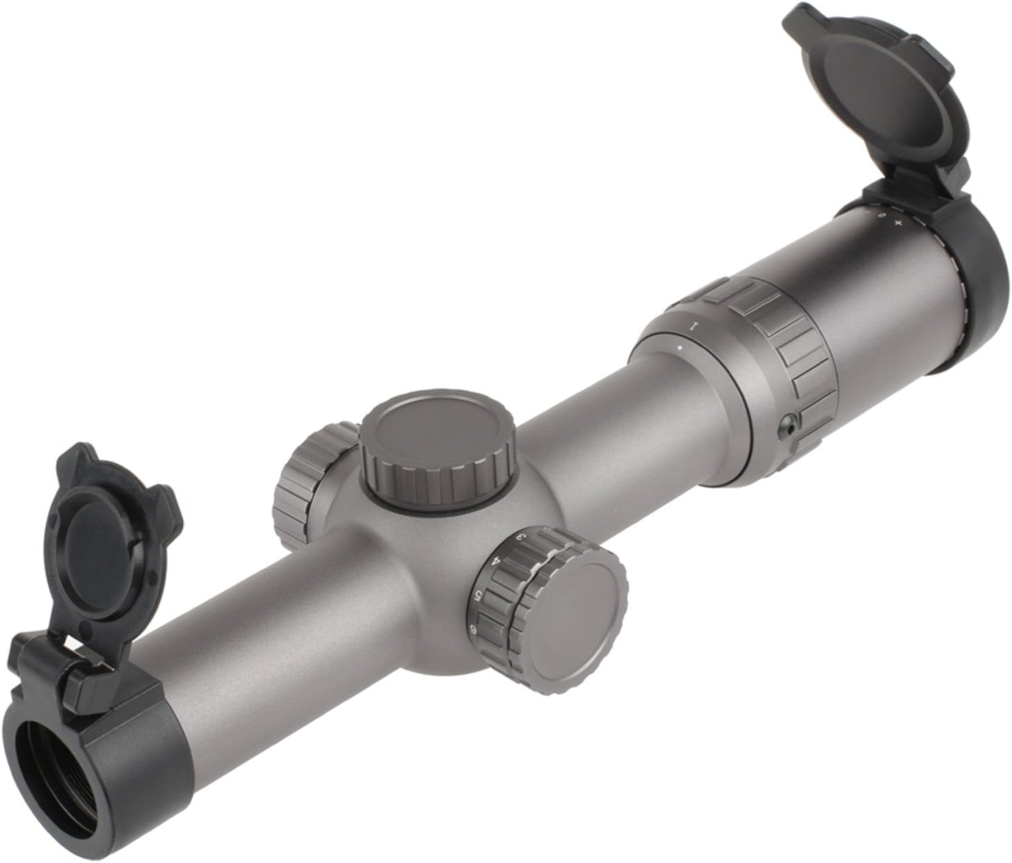 Primary Arms 1-6X24mm Second Focal Plane Scope Gen III with Illuminated KISS Reticle in Wolf Grey