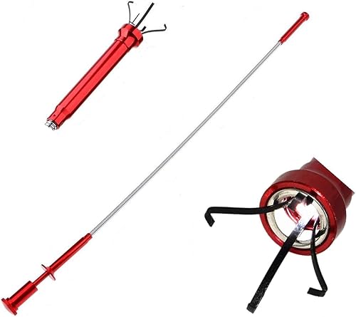 Miniatura 1 de SUPERYO Herramienta magnética de recogida de garra, agarrador de garras flexible iluminado para recoger basura, hogar, fregadero y jardín