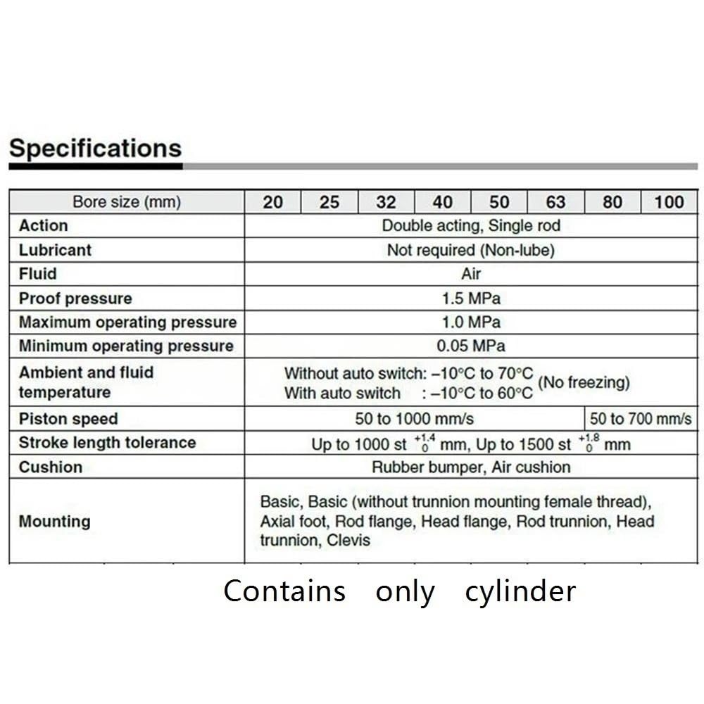 Pneumatisches Druckluftwerkzeug 25-mm-Bohrungszylinder CG1BA Luftkissen, Teleskop-Standard-Pneumatikzylinder aus Aluminiumlegierung, 1 Stück(25 * 25MM)