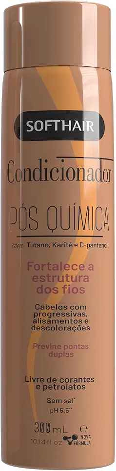 Soft Hair Condicionador Pos Quimica Soft Novo 300Ml