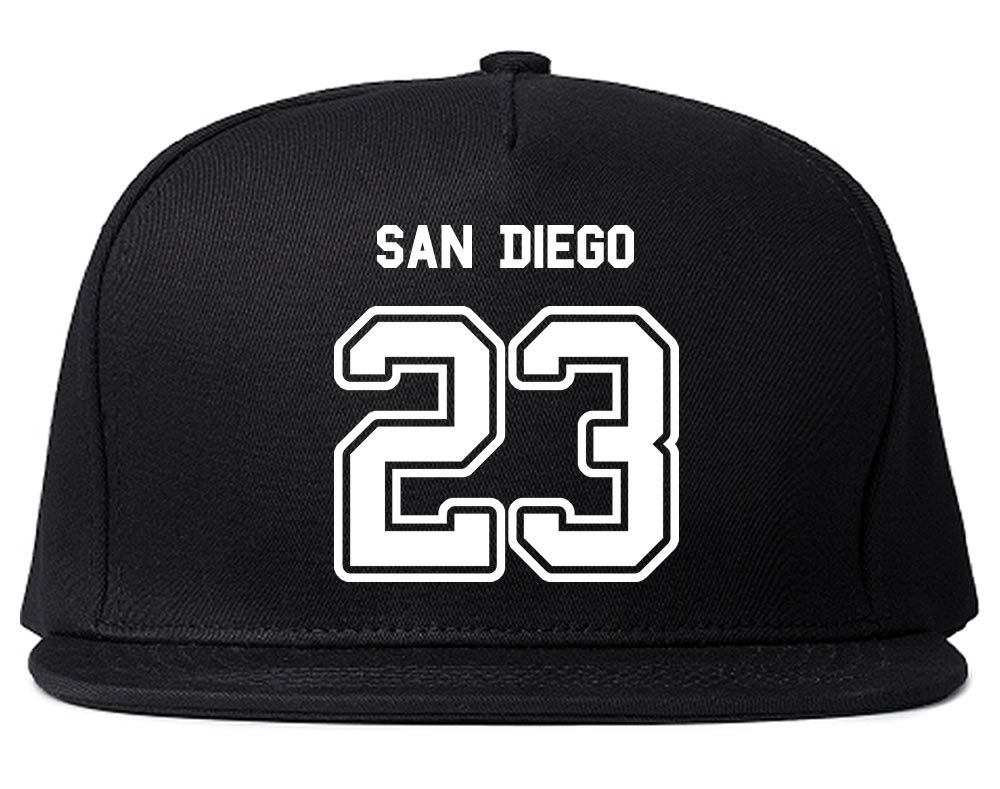 Sport Style San Diego 23 Team City California Snapback Hat Cap Black