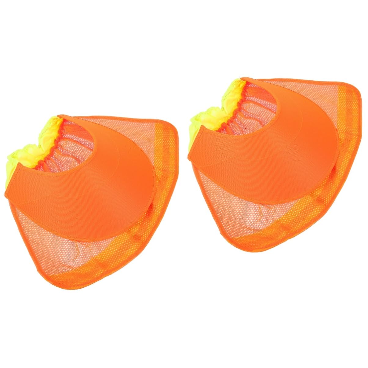 jojofuny Visera para Casco De Seguridad Visera para El Cuello con ala Completa Banda para La Sombra del ala del Casco De Seguridad Visera para Gorra Parasol para Sombrero Clip para
