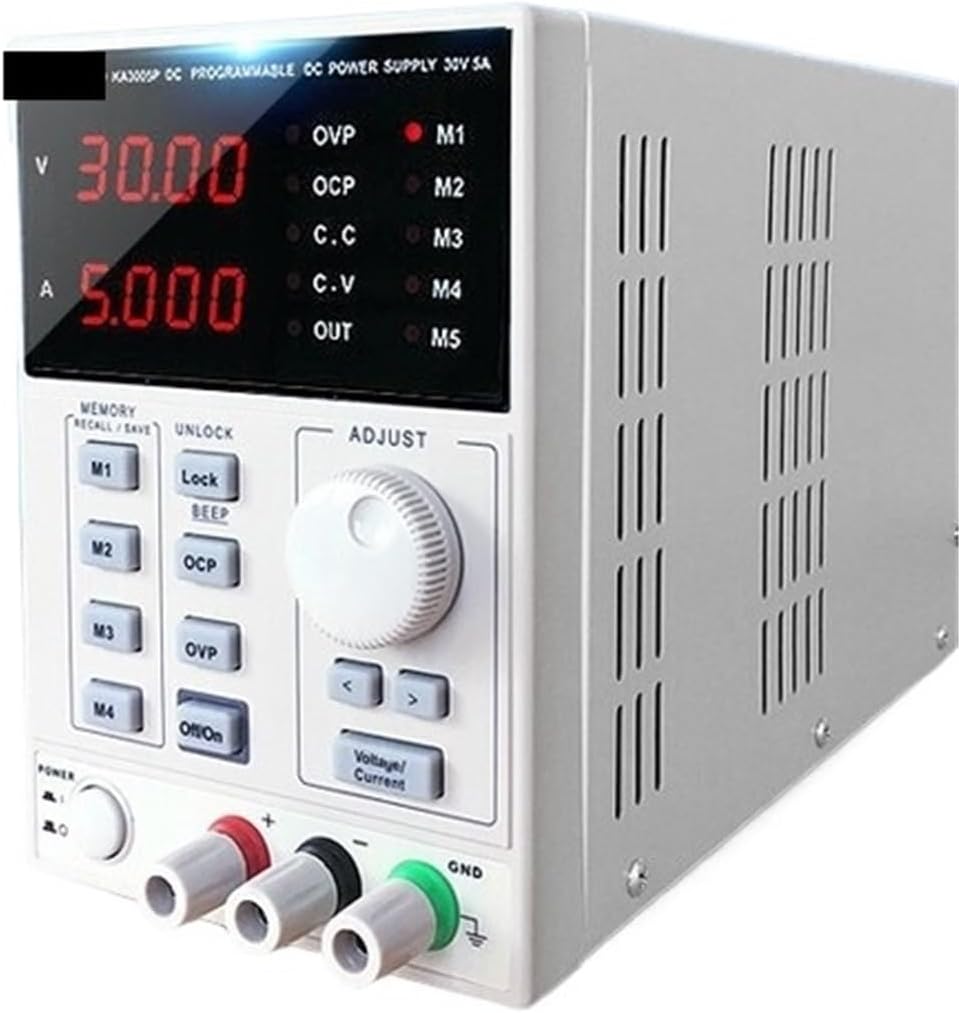 DC Power Supply Variable, Linear DC Regulated Power Supply, High-precision Adjustable(KA3005D(30V5A))