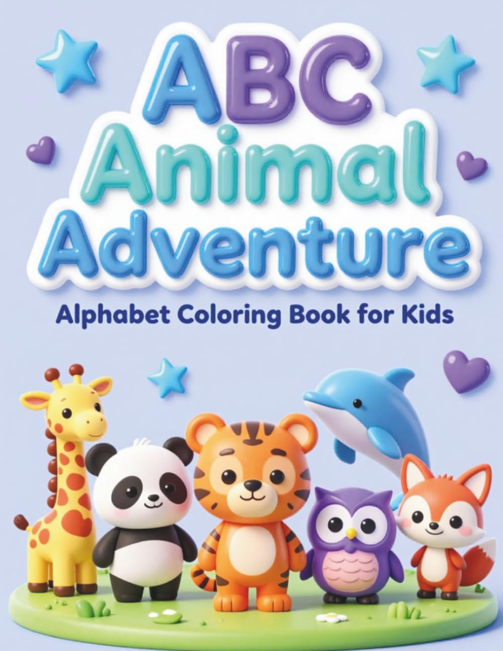 ABC Animal Adventure: Alphabet coloring book for kids