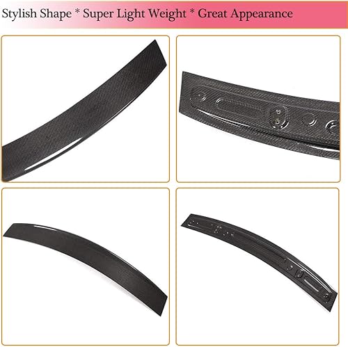 Miniatura 3 de MCARCAR Kit alerón trasero para maletero para Mercedes Benz AMG GT Coupe 2015-2019 de salida de fábrica de fibra de carbono trasera de la tapa del