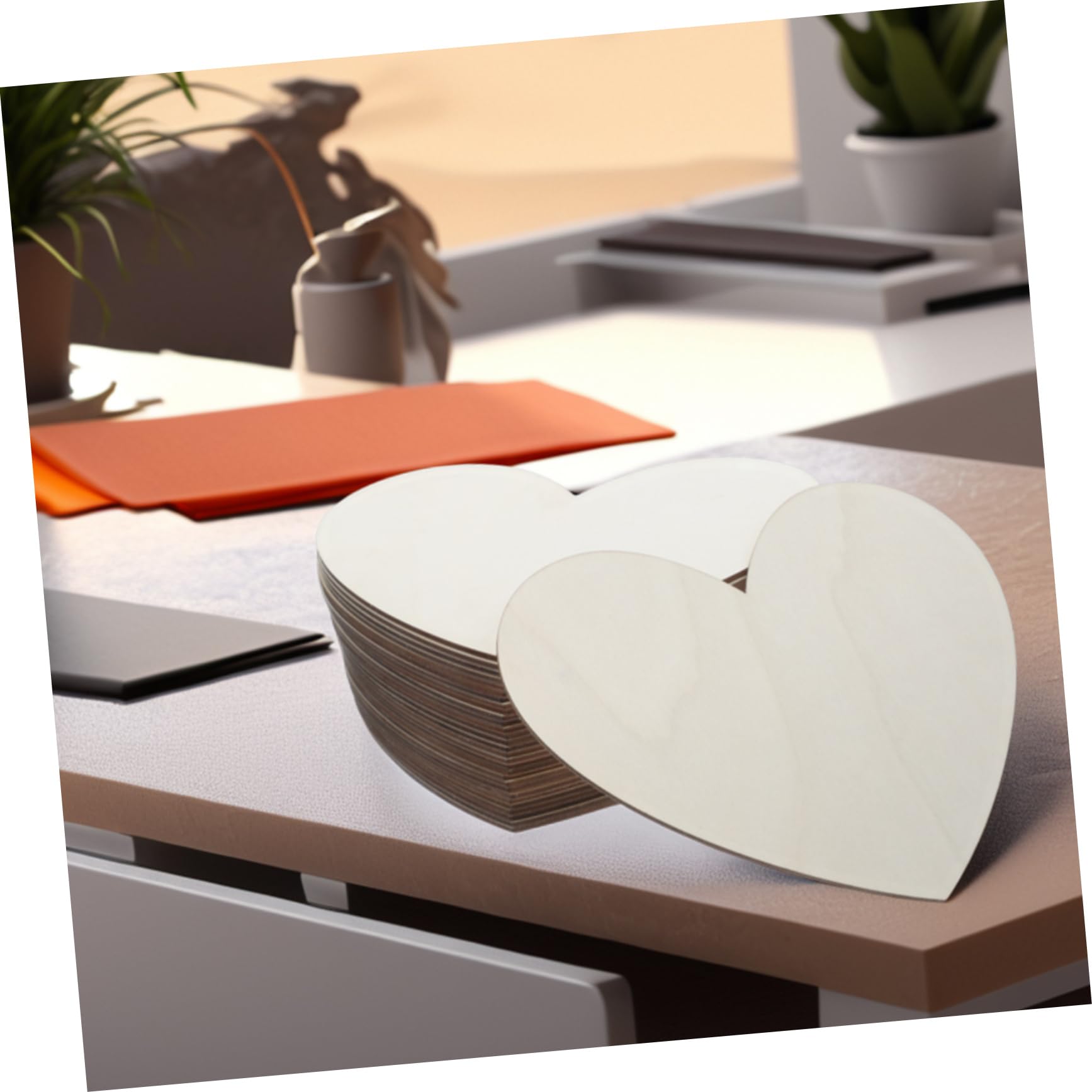 30stücke Unfertige Holz-herz-scheiben Große Herz-ausschnitte Aus Holz Für -projekte Bastelbedarf Und Hochzeitsdekorationen Für Valentinstag Und Kreative Gestaltungen