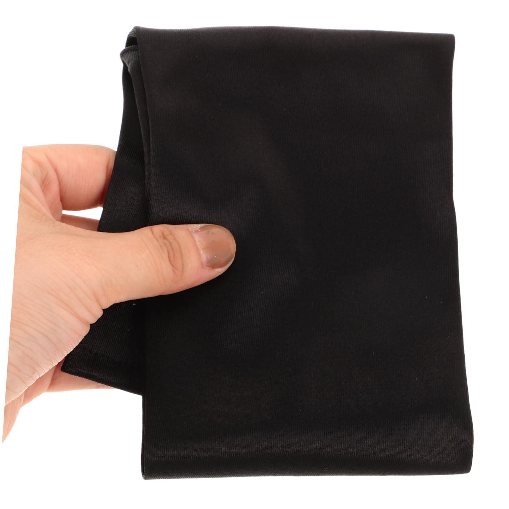Healeved 5 Pezzi Guanti con gancio nuziale guanti a dita lunghe lunghi senza dita per le donne maniche gotiche eleganti neri per le donne spessi al gomito nylon Black