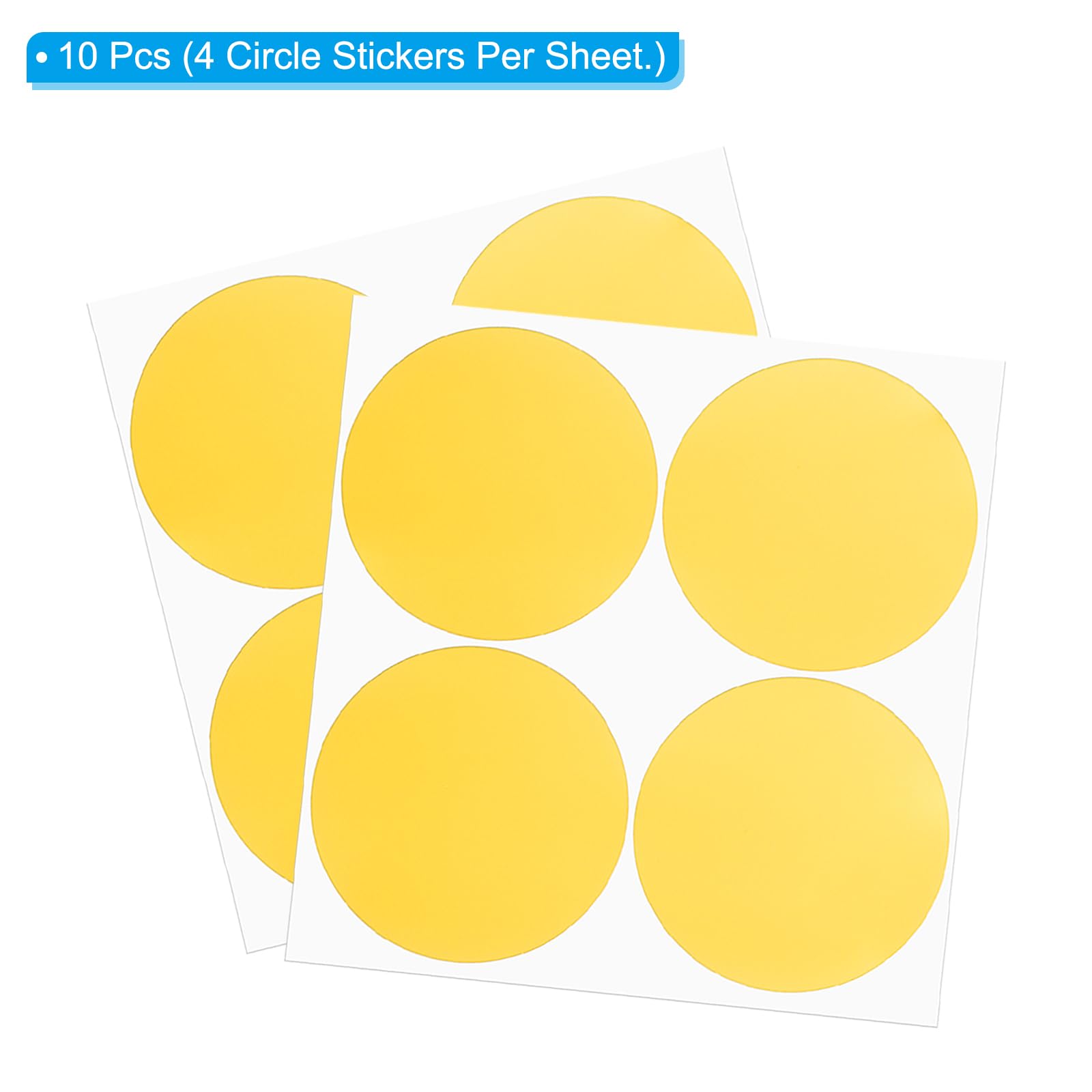PATIKIL Round Colored Stickers 4" - Image 3