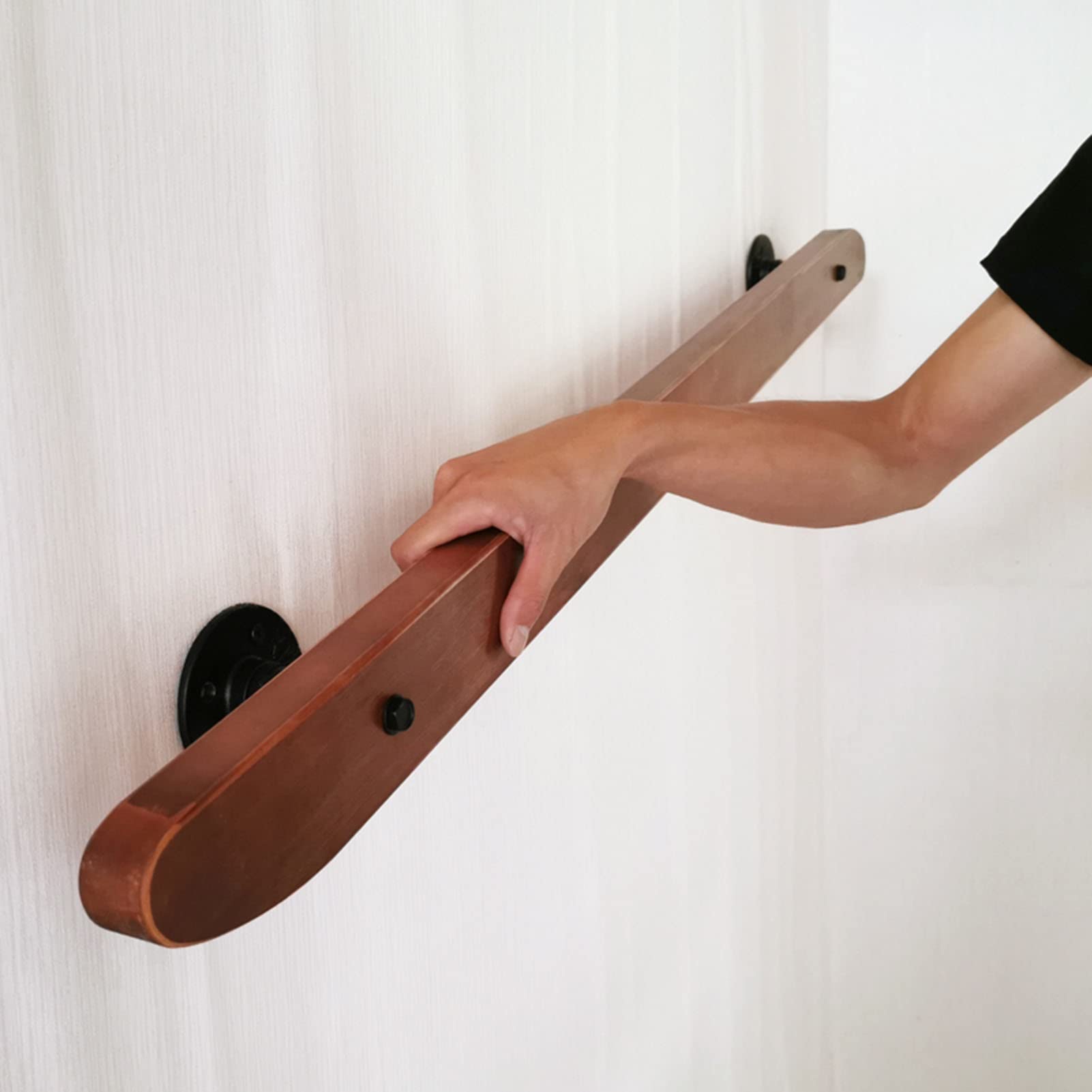 Pasamanos de madera para niños y mayores protección activa en escaleras de casa
