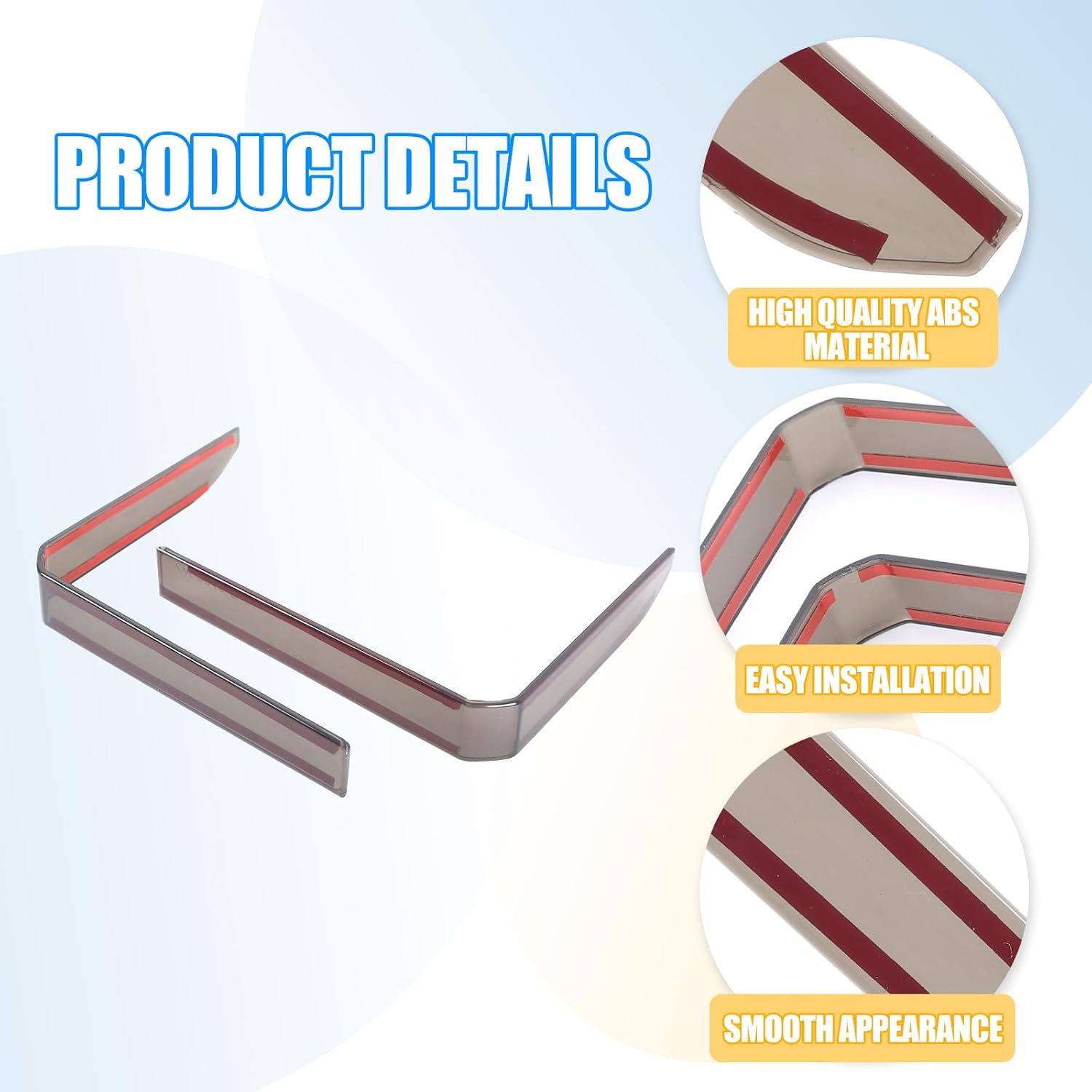 Car Reverse Light Cover Trim Rear License Plate Light Smoked Cover Compatible with Toyota Tundra 2022-2026 Tailgate License Plate Light Housing Automotive Exterior Trim Accessories