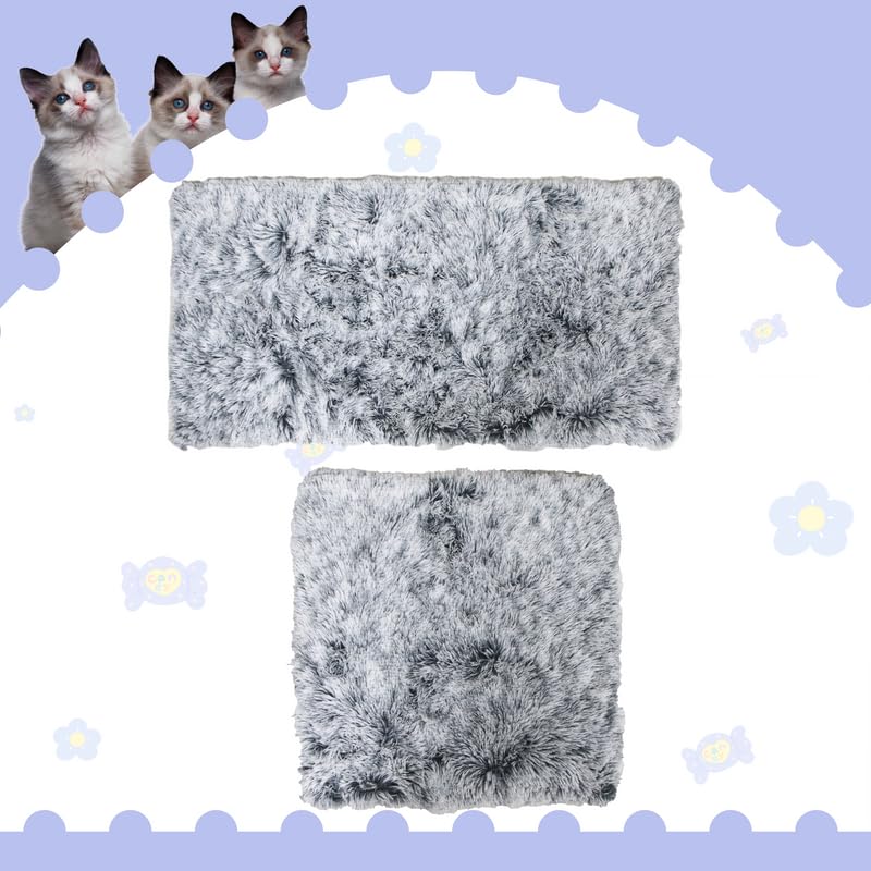 Mascotas Tipi Tienda de campaña para perros con alfombra de felpa lavable para gatos, cama para perros y gatos, casa de juegos, 70 x 70 x 80 cm