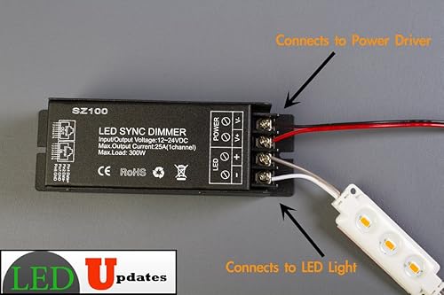Miniatura 2 de Controlador de luz LED todo en uno (controlador LED de un solo color resistente)