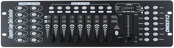 TC-Home 192 Channels DMX512 Light Controller Console for Stage Light Party Moving Heads DJ Operator Equipment