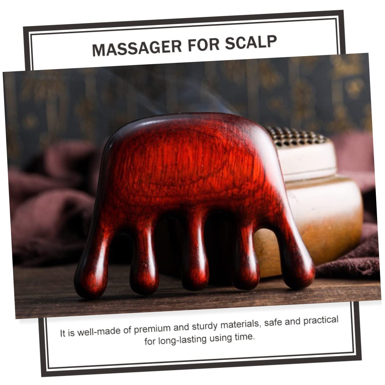3stücke Kopfhaut Massagekamm Aus Holz Ergonomischer Akupressur-massager Für Entspannende Haar Und Kopfhautmassage Leicht Und Tragbar Für Zuhause Und Unterwegs