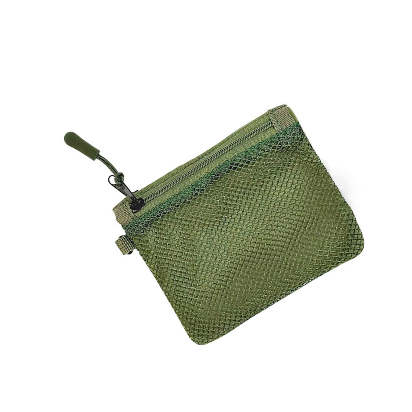 Jazuaiao Miniature Grids Storage Pouches with Double Zippers Pockets for Essential Travel Accessories Carry Solution Sturdy Meshes Travel Organizers