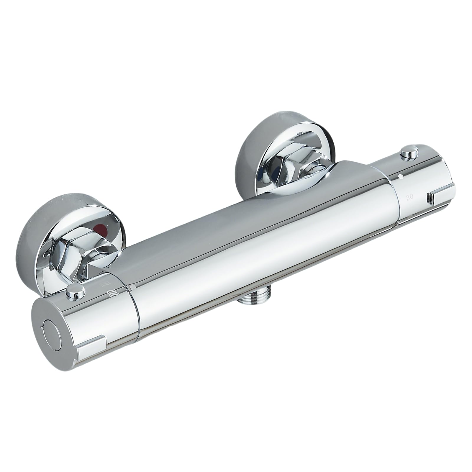 Mitigeur thermostatique de douche en laiton massif chromé entrée 1/2