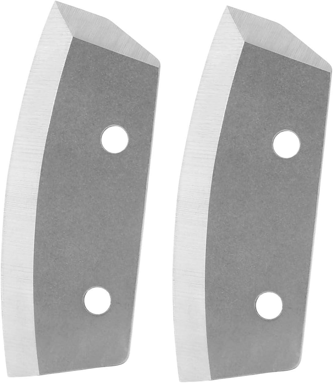 41286 Ice Auger Blades Compatible with Eskimo Turbo Auger Blades, 8 Inch Hand Ice Fishing Auger Blades Replacement, Stainless Steel, 2PCS