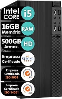 Computador Intel Core i5 16GB HD 500GB 4 Núcleos Super Turbo Pc Hdmi Strong Tech