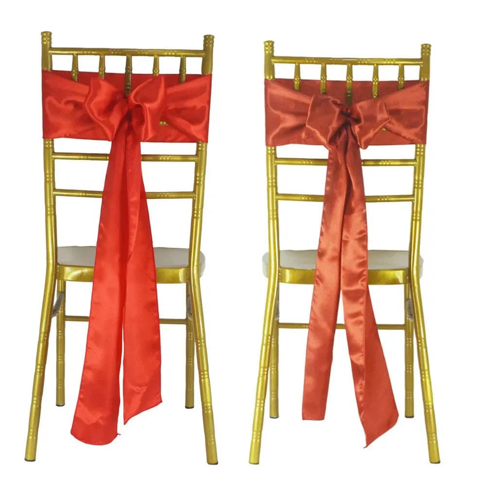 LIUXIN 50 Pezzi di Fiocco per Sedia in Raso per Matrimonio, Matrimonio, Festa, Sedia, Nodi, Decorazione, Nastro per Ristorante, Farfalla, Compleanno, Baby Shower