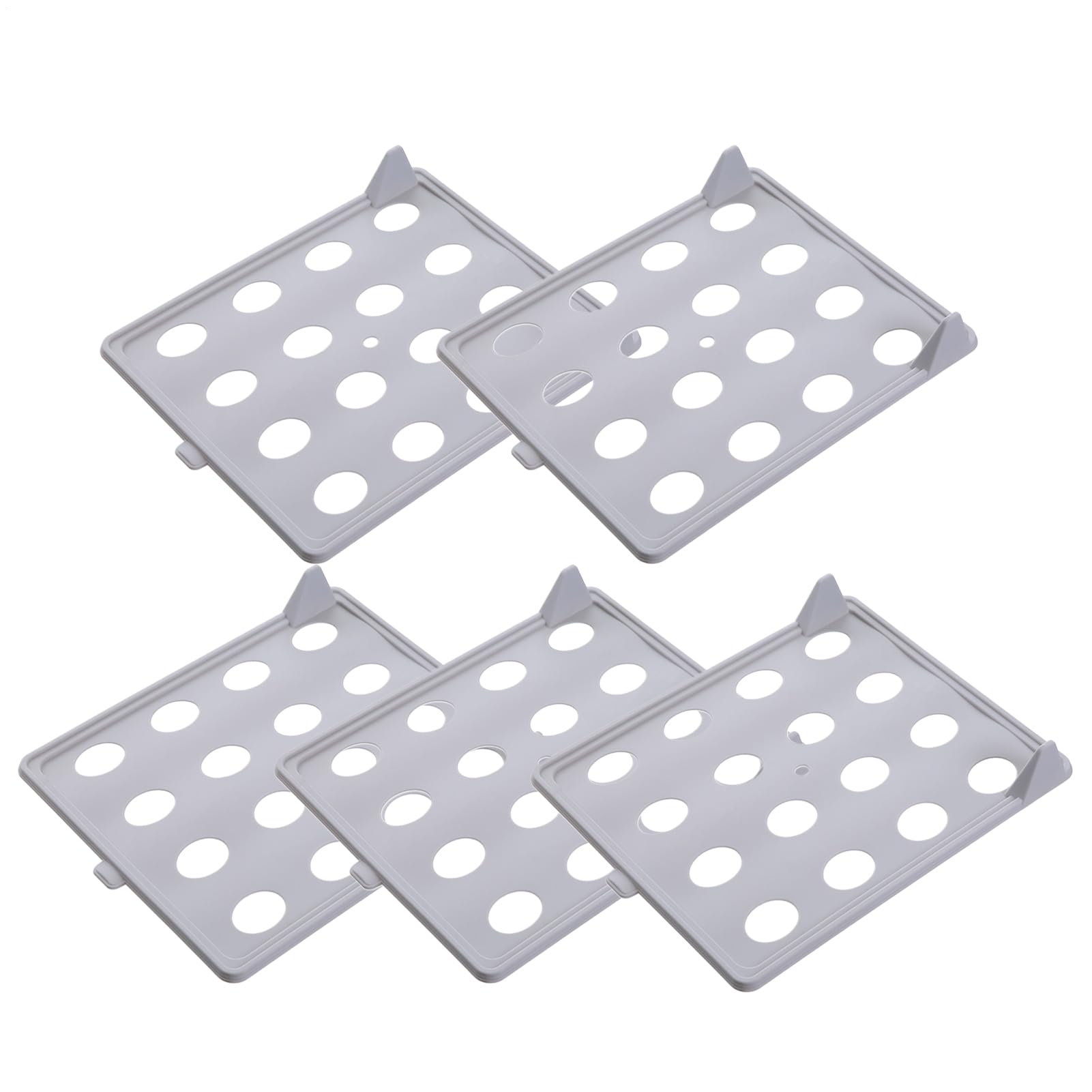 Rangement de placard à 5 tablettes empilables pour optimiser l'espace de votre chambre