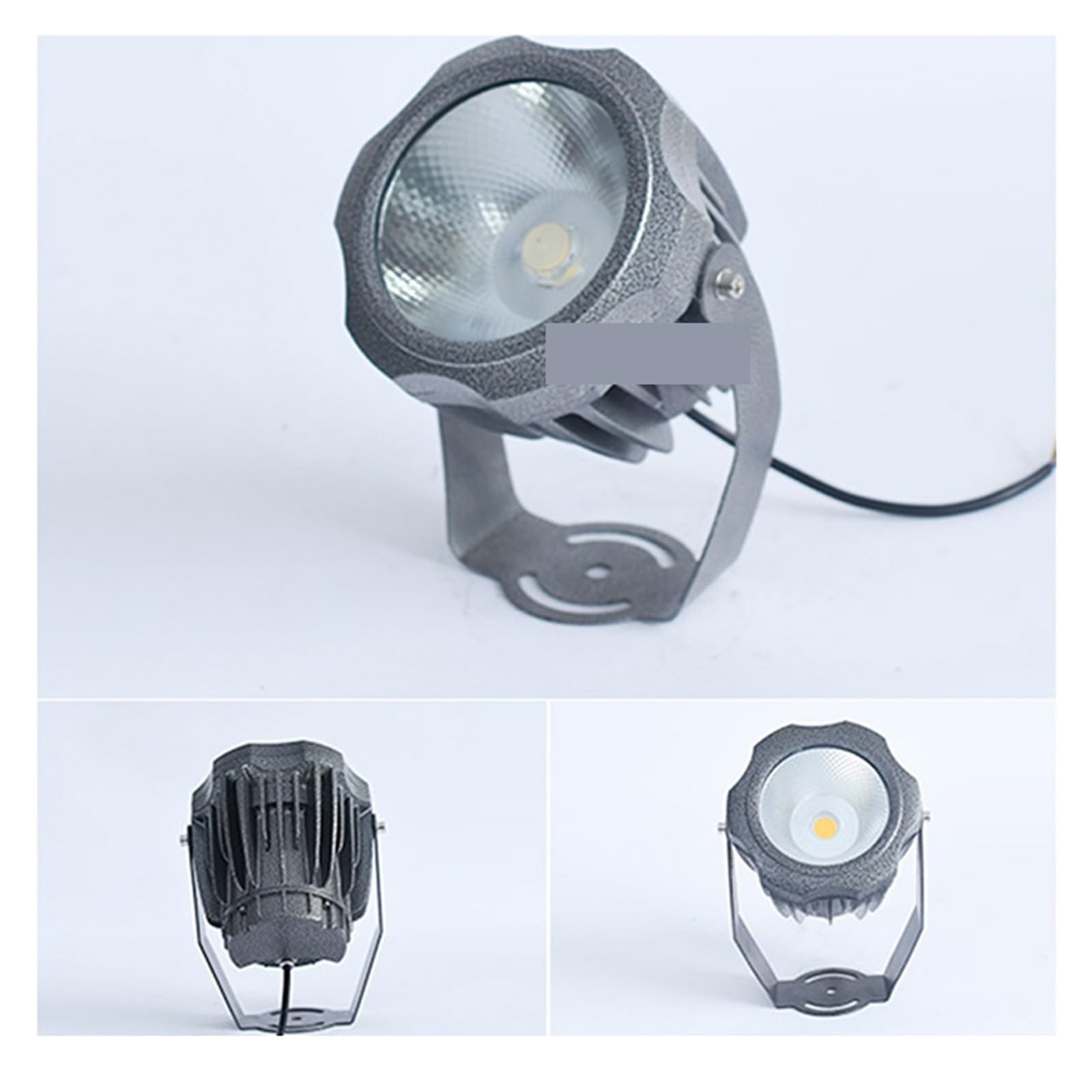 Naświetlacz LED, Led IP65 Wodoodporne Światło Halogenowe 12W 20W 25W Krajobraz Zewnętrzny Dziedziniec Trawnik Oświetlenie Ogrodowe Znaki Reklamowe Reflektor(Warm 3000K,STYLE B_20W)